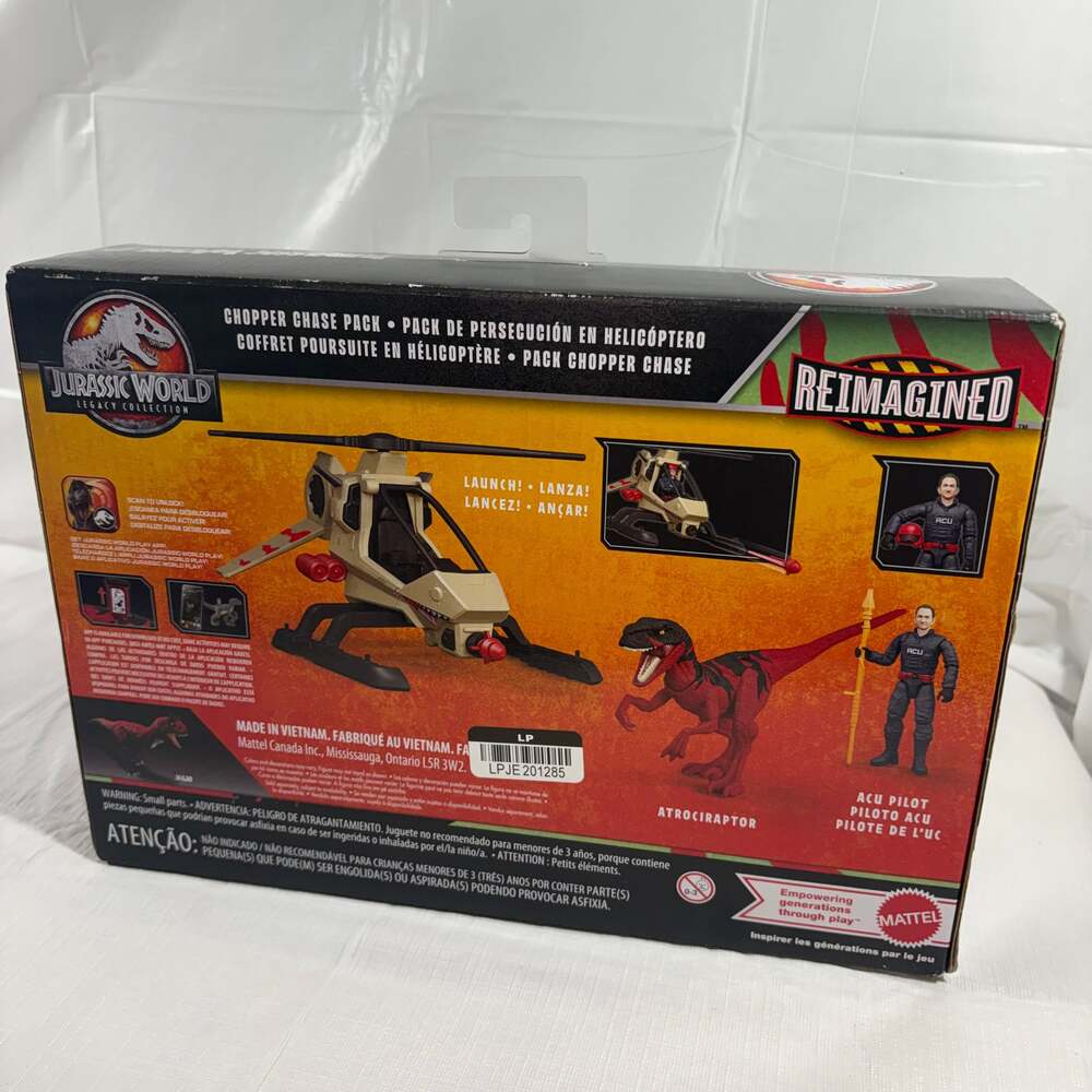 Jurassic World Legacy CHOPPER CHASE Pack - Helicopter Dinosaur Figure 🌟NEW🌟 - Picture 3 of 4